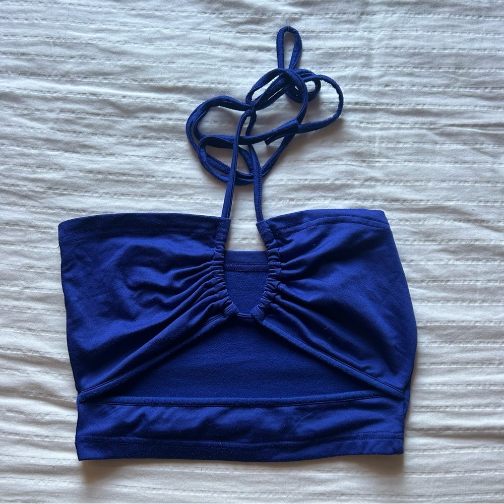 Blue Small Going Out Top
